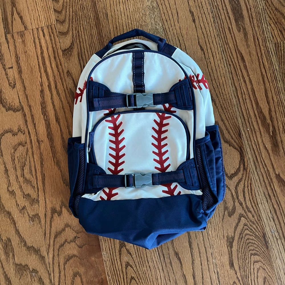 Pottery barn baseball backpack